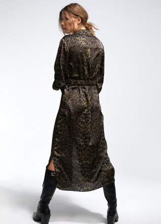 Robe à motif imprimé animal