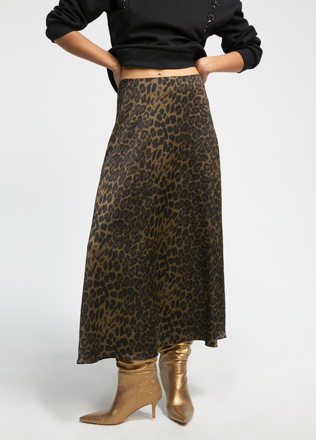 Gonna stampa animalier