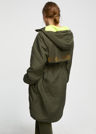 Steppanorak mit Kapuze