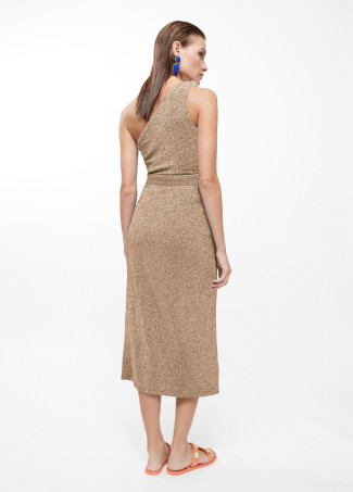 Top corto en tejido lurex