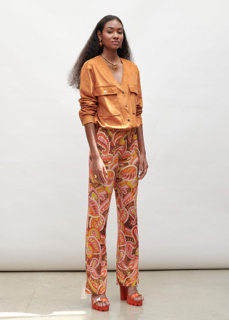 Bomber imitação de camurça