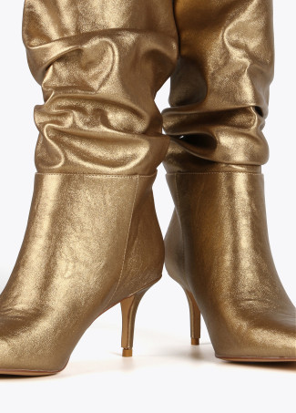 Bottes tige froncée