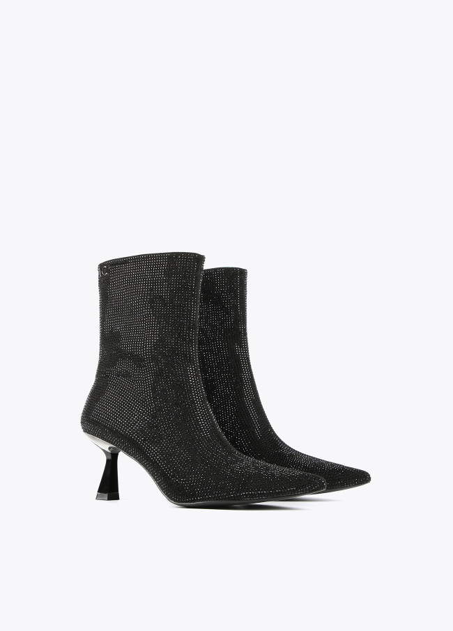 Bottines effet brillant