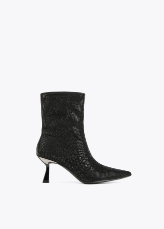 Botins com efeito de brilho