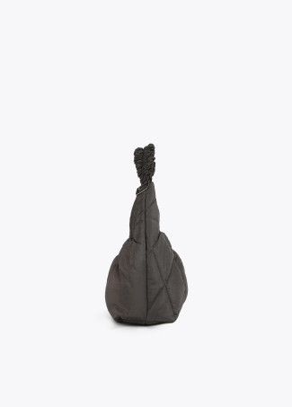 Borsa a tracolla imbottita tracolla intrecciata