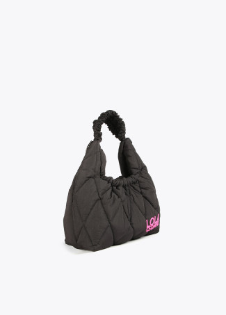 Borsa a tracolla imbottita tracolla intrecciata