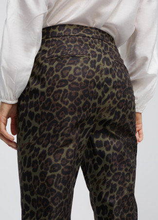 Pantaloni stampa animalier