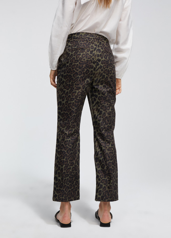 Hose mit Animal Print