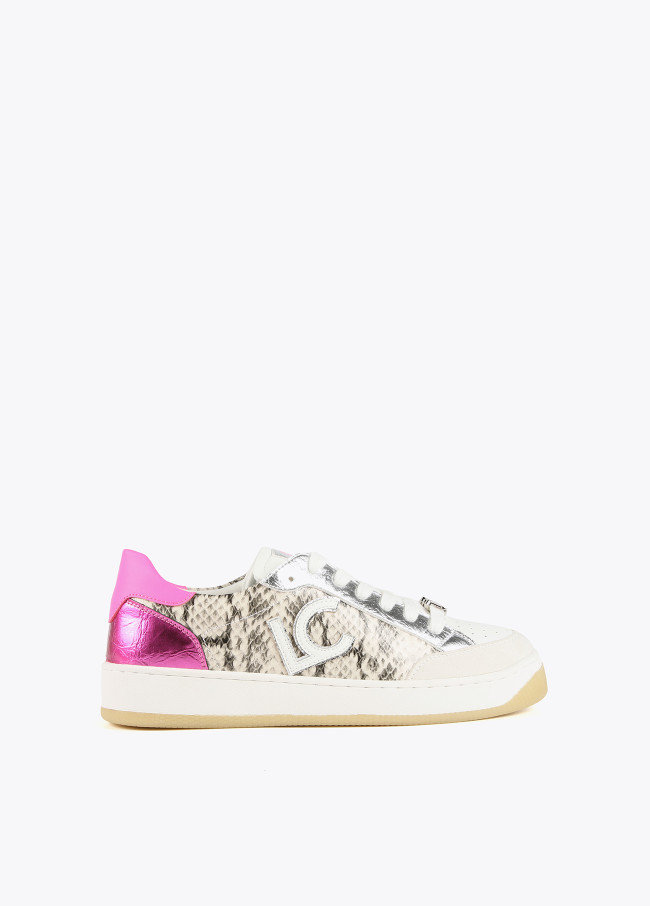 Animal print sneakers