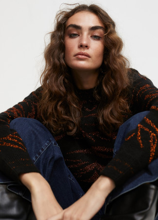 Chunky knit sweater