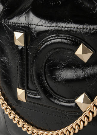 Shopper aus glitzerndem Kunstleder
