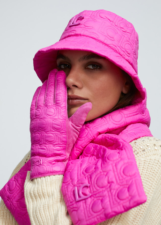 Quilted bucket hat