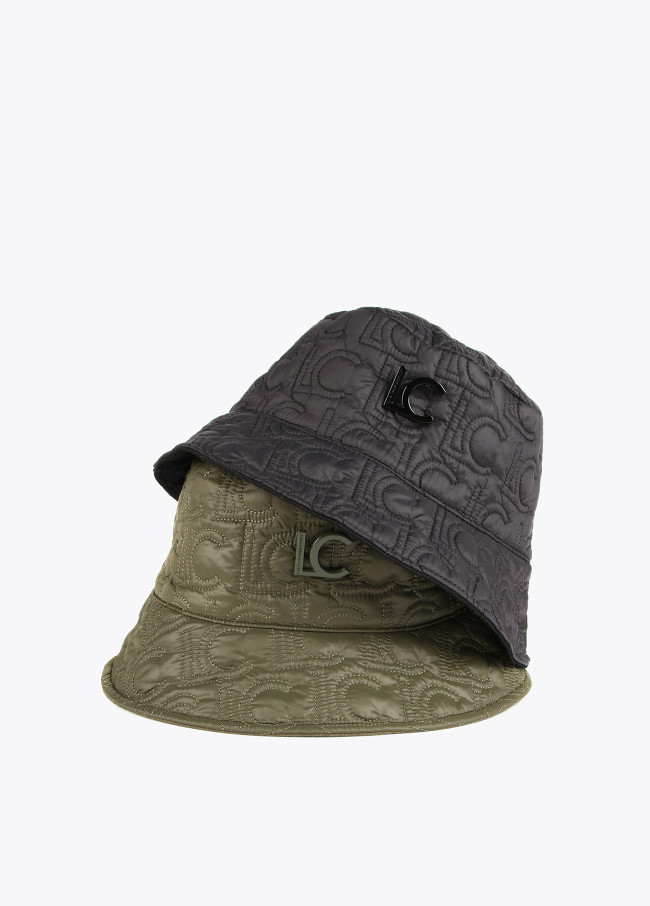 Gesteppte Mütze im Bucket-Hat-Stil