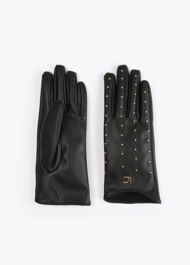 Guantes con tachitas