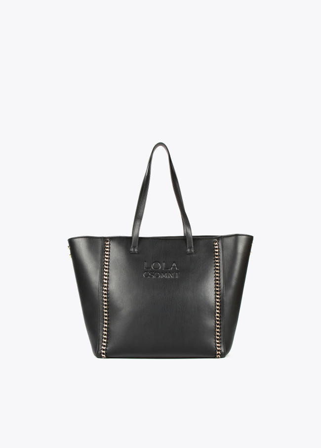 Tote bag with chains