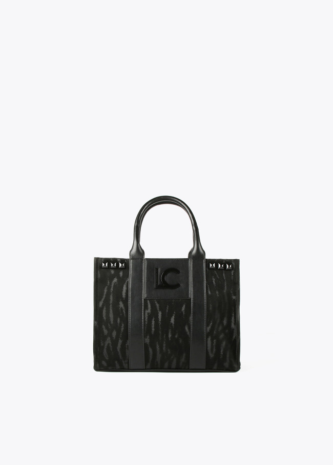 Tote bag com estampado de zebra