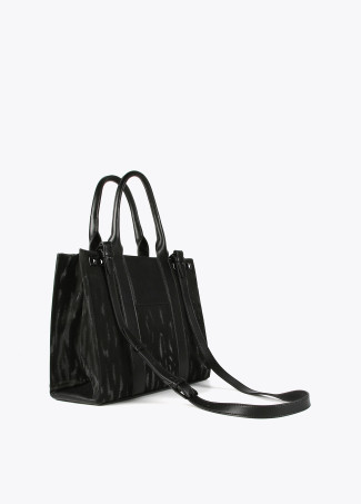 Zebra print tote bag