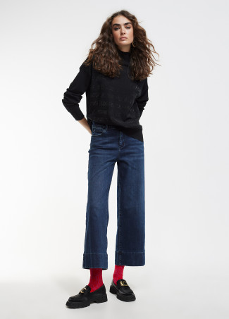 Pull en maille strass