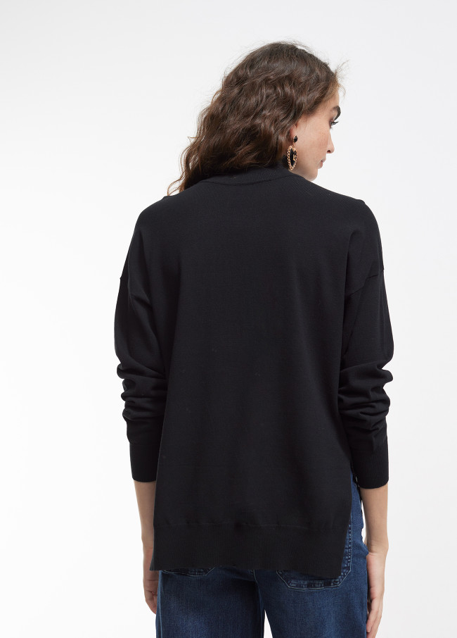 Pull en maille strass