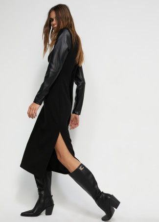 Ponte di Roma knit midi dress