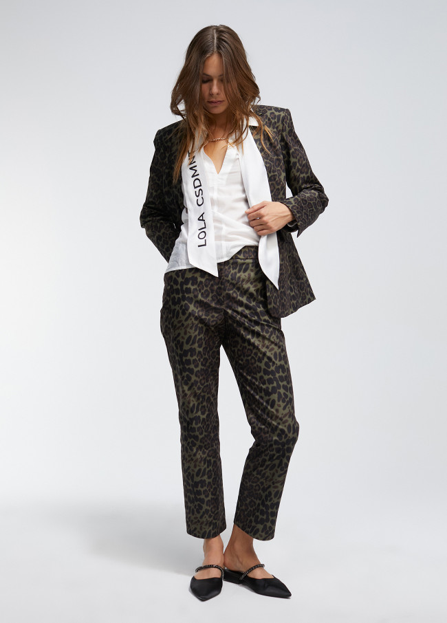 Blouse with scarf detail