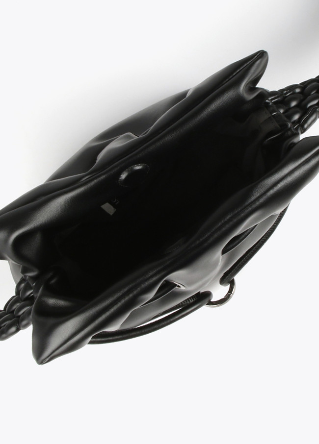 Crossbody bag with braided strap