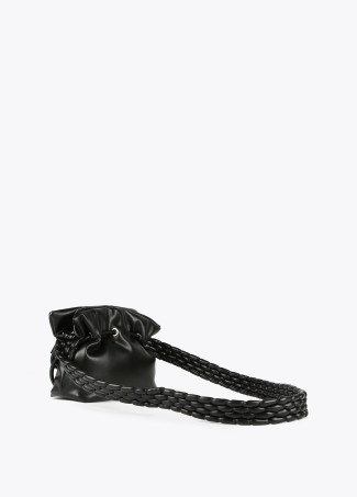 Borsa a tracolla manico intrecciato