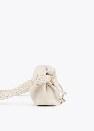Crossbody bag with braided strap