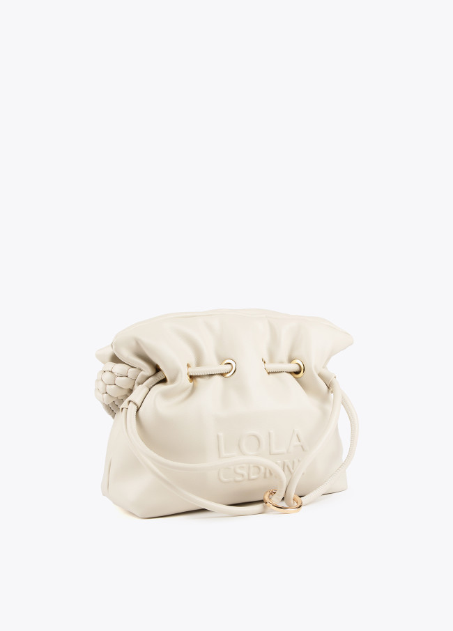 Borsa a tracolla manico intrecciato