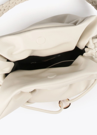 Shopper mit geflochtenem Griff