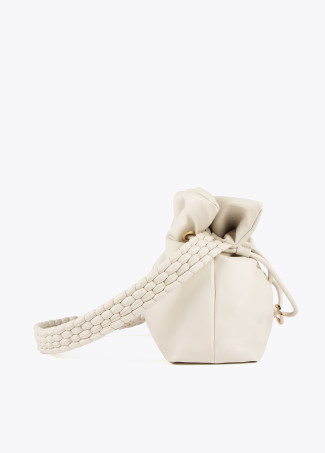 Shopper mit geflochtenem Griff