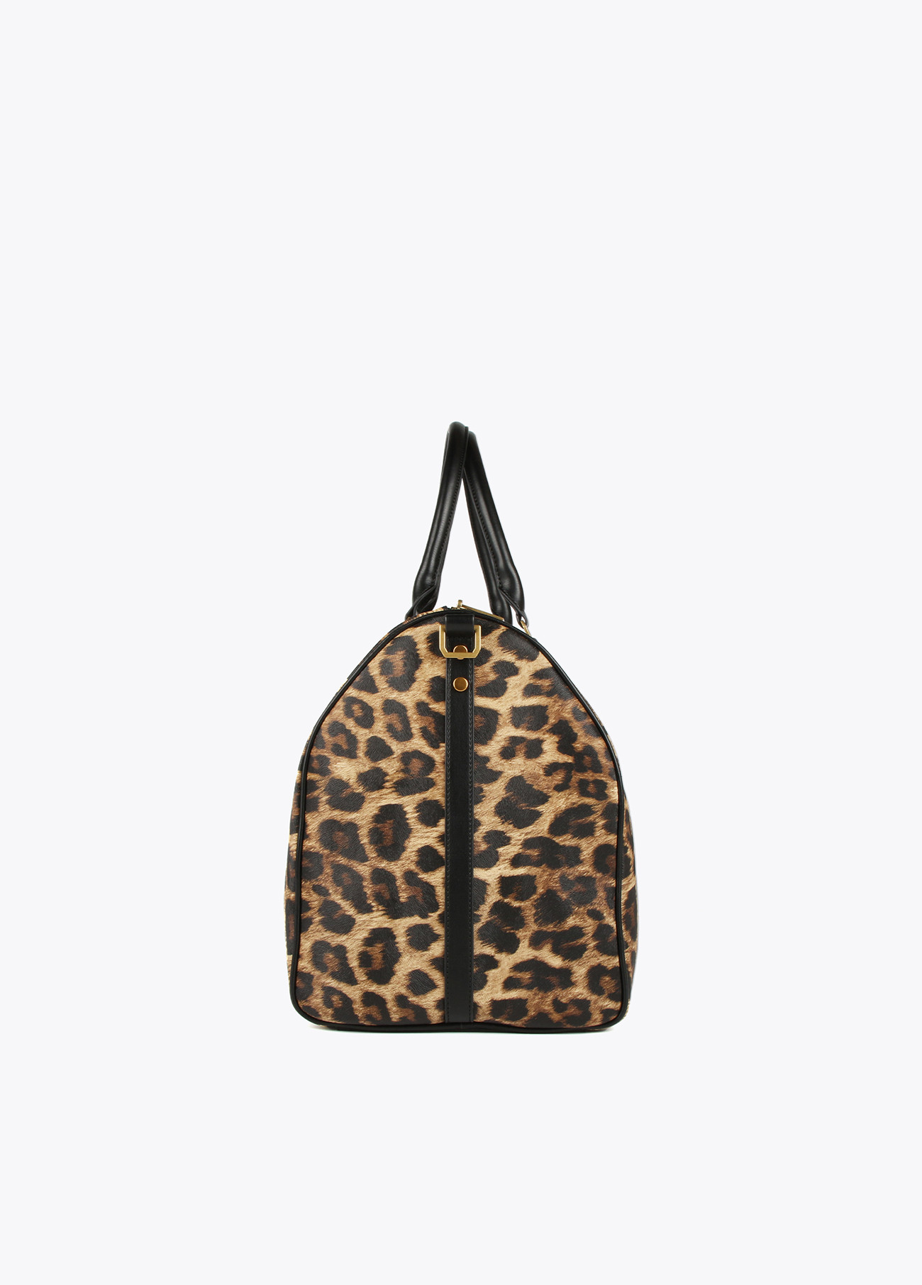 Animal print weekend bag