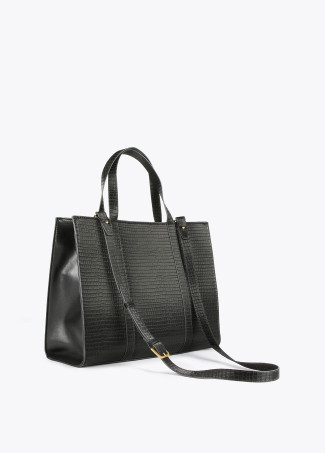 Shopper effetto pelle coccodrillo