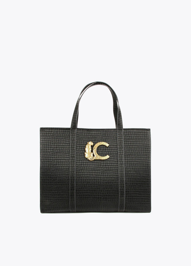 Mock croc handbag best sale