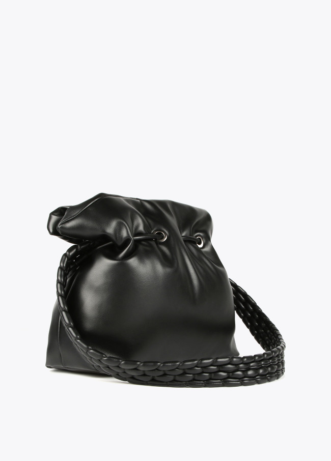 Tote bag with braided strap