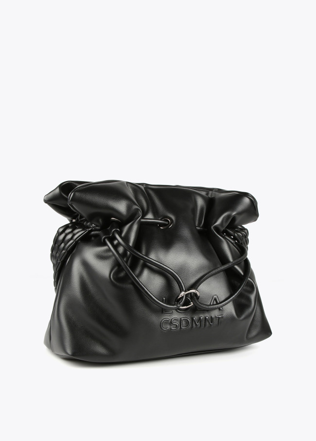 Tote bag de alça entrançada