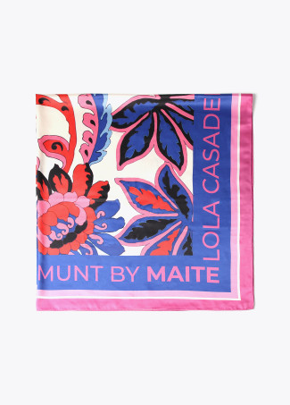 Tuch mit Blumenprint