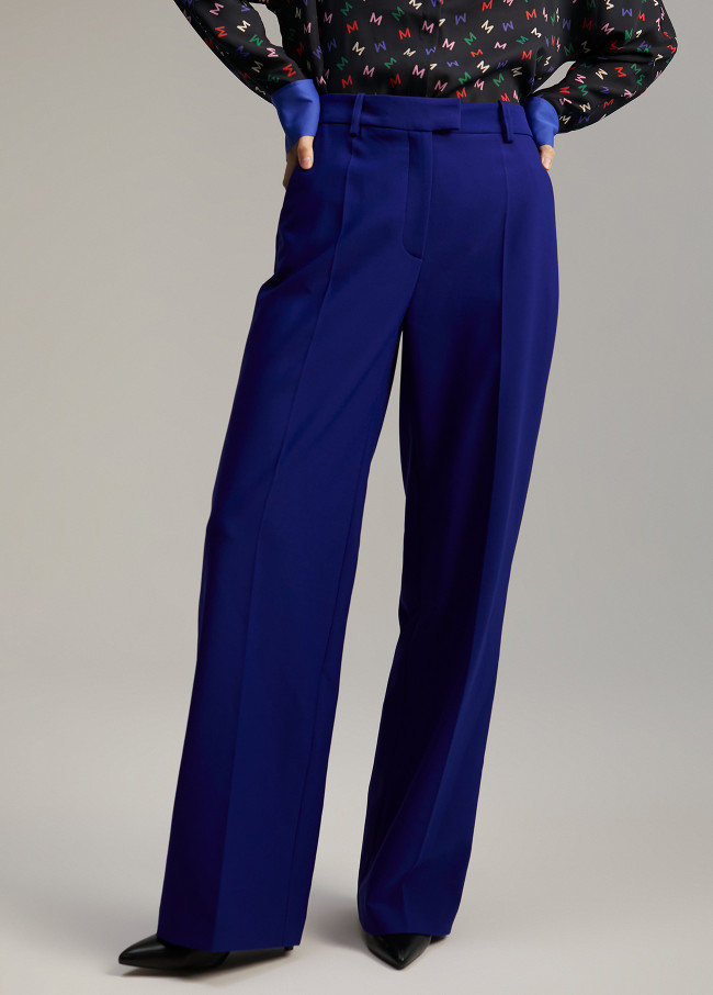 Straight fit suit trousers