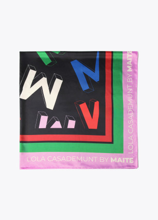 Foulard décor logo