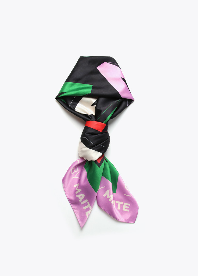 Foulard con logo