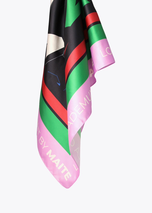 Foulard con logo
