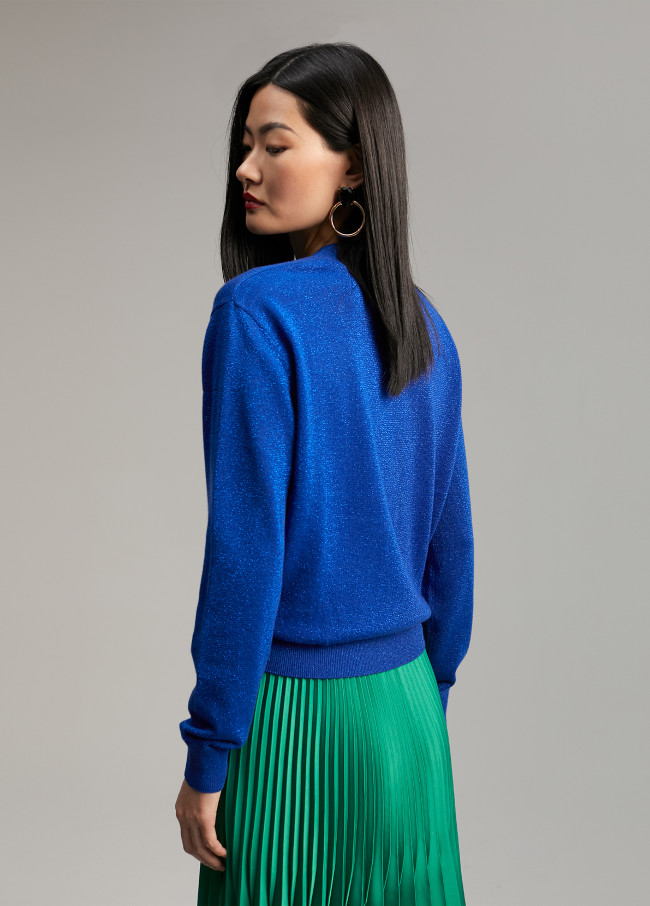 Cardigan com pormenor de botões