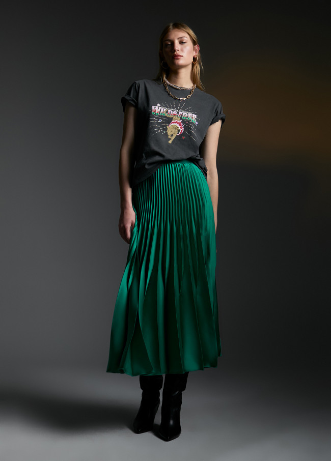 T-shirt tigre desgastada