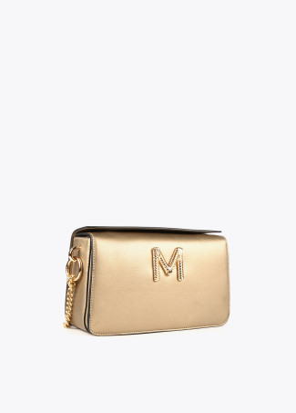 Golden crossbody bag