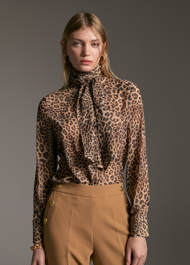 Camicia con fiocco