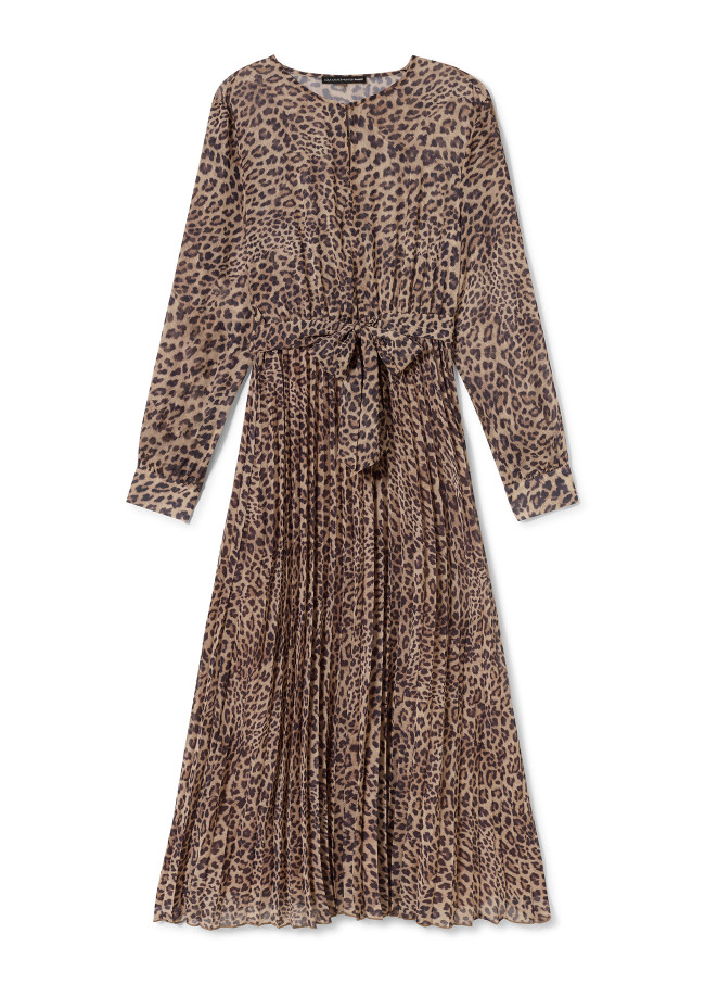 Vestido animal print