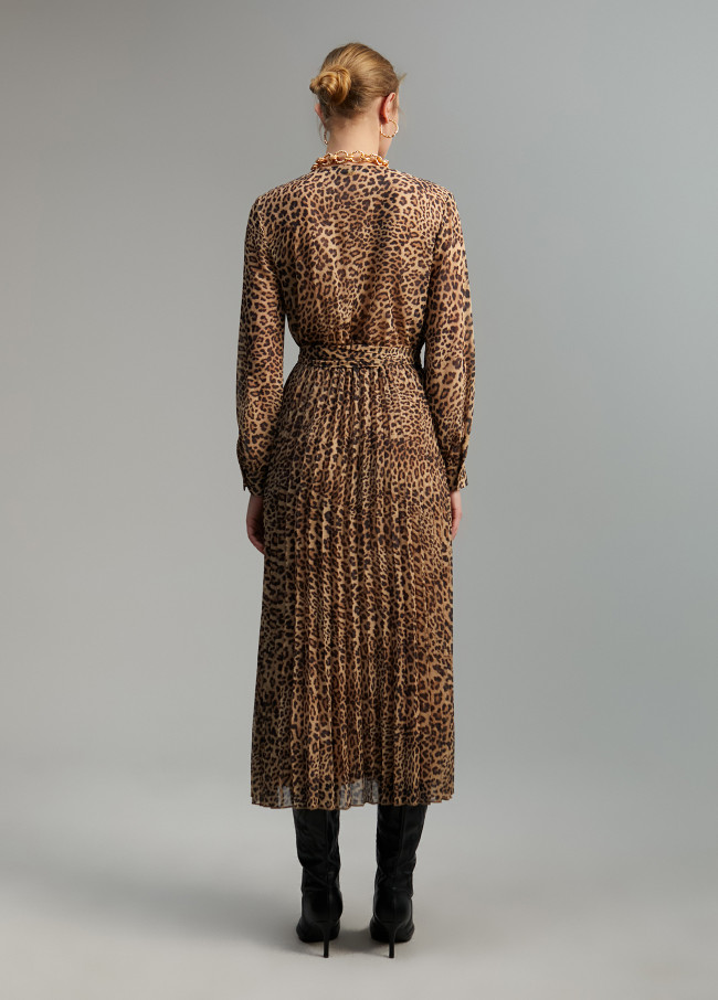 Vestido animal print