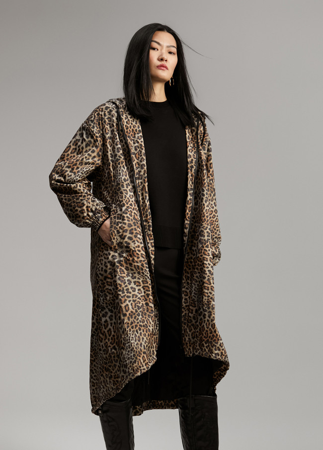 Impermeabile stampa animalier