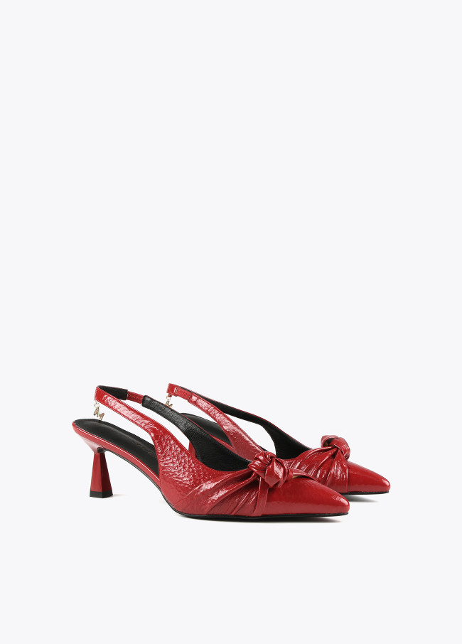 Slingback stiletto shoes