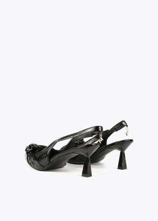 Slingback stiletto shoes